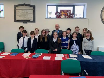 21 March 2023 - Cirencester round of the Mock Trial competition and Charlie Penfold is in the dock again - terrific work by the Magistrates' Association as well the schools involved.  