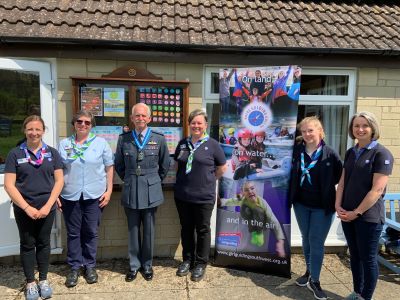 8 May 2022 – Visit to Girl Guides South West England, Deer Park, Cowley