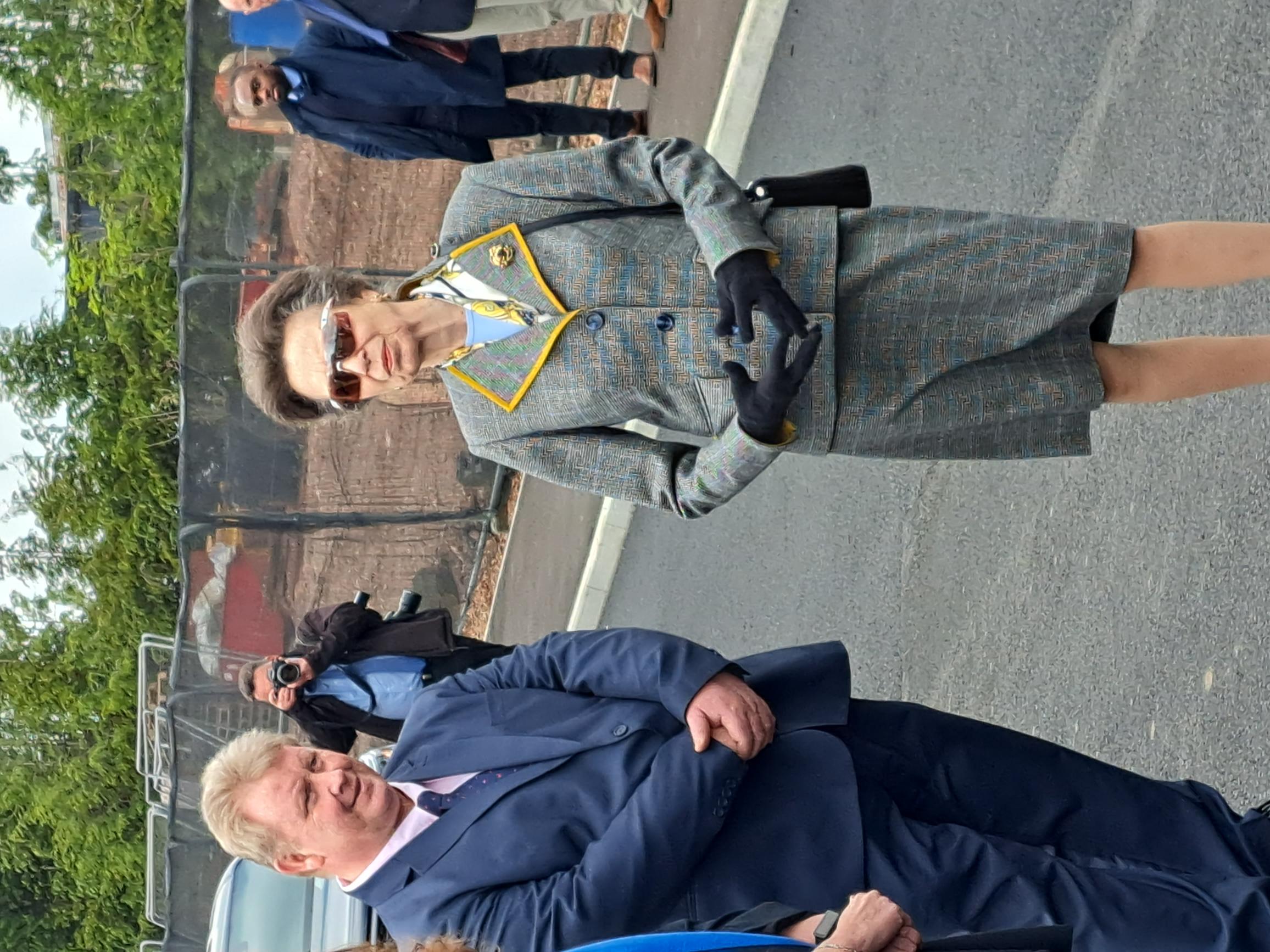 May 12th In Coleford for HRH Princess Anne's visit. 