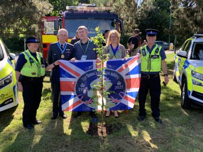 27 May 2022 – Queen’s Platinum Jubilee Tree Planting, Dursley Police Station