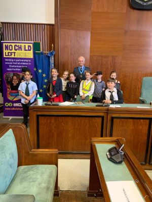 14 June 2022 – Cheltenham Primary Schools Mock Trial Competition, Cheltenham Borough Council Chamber.	