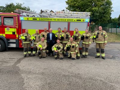21 July 2022 – Visit to Coleford Community Fire Station.