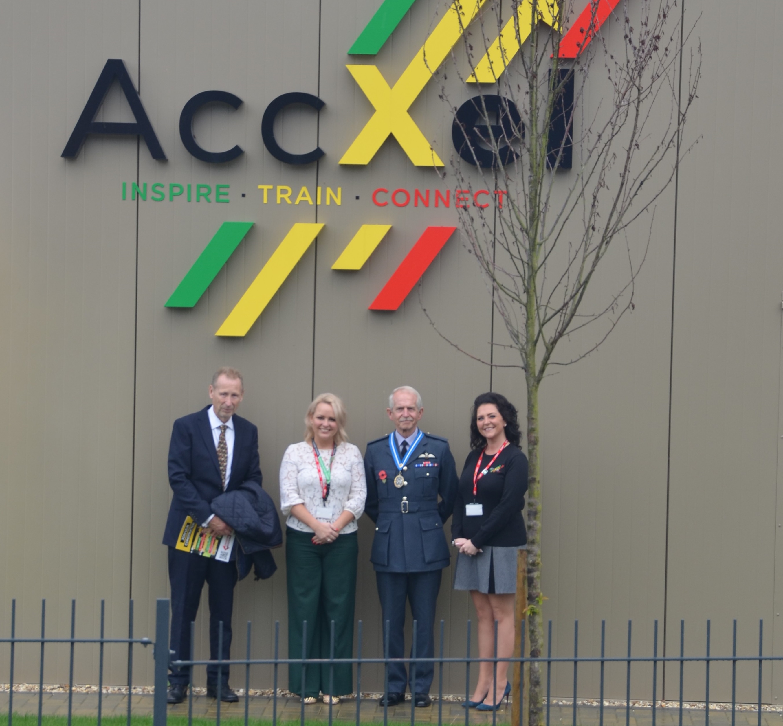 1 November 2022 - Visit to AccXel, Cinderford, with Founder and Managing Director Nicola Bird, alongside Natalie King and Roger Deeks.