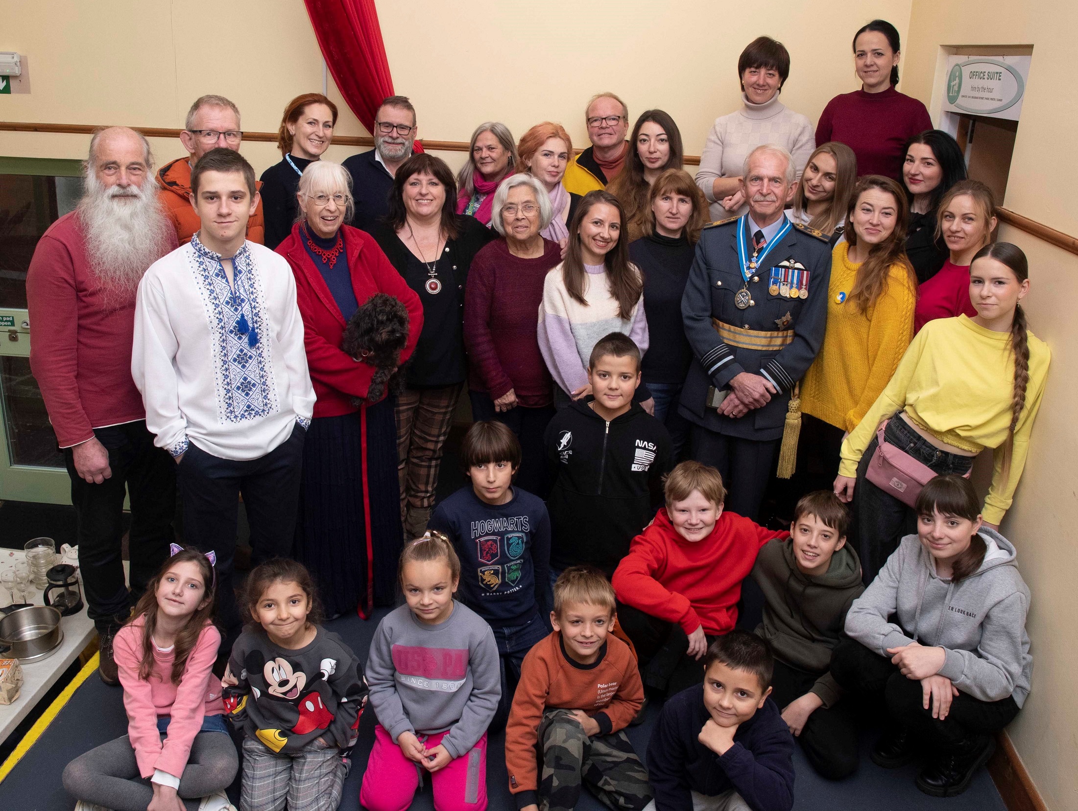 20 November 2022 – St Briavels Assembly Rooms for the regular Sunday Social with a group of Ukrainian refugees and their children plus plenty of local residents who provide outstanding support.