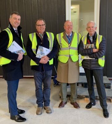 19 January 2023 – Visit to MMC Homebuilding at Hardwicke along with Nick Evans (DPCC), Andrew Williams (HS Cornwall) and Richard Youngman (HS Devon) to see ‘Prisoners Building Homes’. 