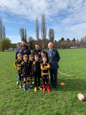 3 April 2022 – Visit to Tewkesbury Rugby Football Club