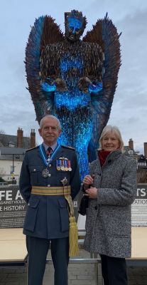 1 February 2023 – the Knife Angel arrives in Gloucester for a month-long campaign against knife crime and violence.