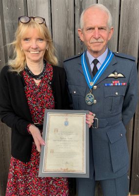 9 February 2023 – Valerie Webb JP receives a High Sheriff’s Award for dedicated service as secretary to the High Sheriff’s Multi Agency Forum since its inception..