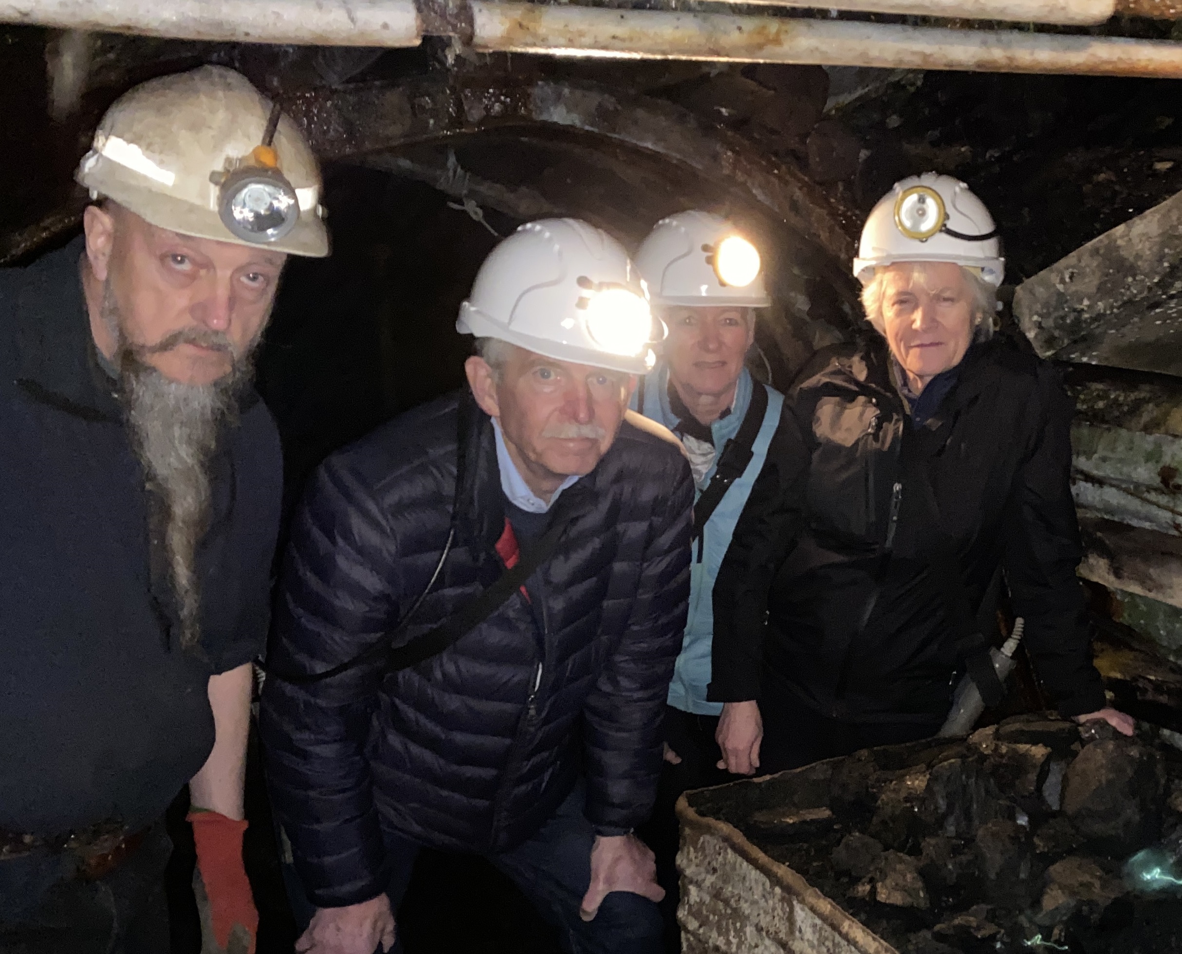 22 February 2023 – Visit to Hopewell Colliery with Richard Daniels MBE, a King’s Verderer, where I learned about free mining in the Forest of Dean, together with Ingrid Barker and Councillor Julia Gooch